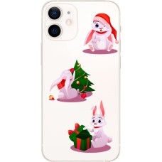 Чохол для iPhone 12 mini MixCase Новий рік символ року кролик