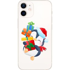 Чохол для iPhone 12 mini MixCase Новий рік пінгвін із подарунками