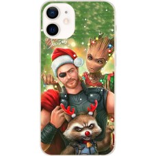 Чохол для iPhone 12 mini MixCase Новий рік новорічний Марвел