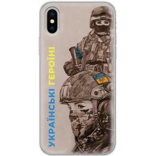 Чохол для iPhone X / Xs MixCase патріотичні українські герої