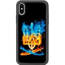 Чохол для iPhone X / Xs MixCase патріотичні герб та шабля