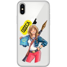 Чохол для iPhone X / Xs MixCase патріотичні Одеса