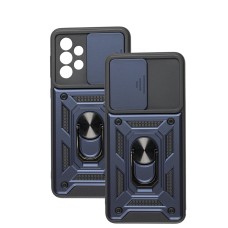 Чохол для Samsung Galaxy A53 (A536) Serge Ring Armor ударостійкий синій