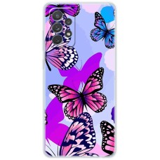Чохол для Samsung Galaxy A13 (A135) MixCase метелики червоні