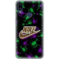 Чохол для Samsung Galaxy A10s (A107) MixCase лого найк brown