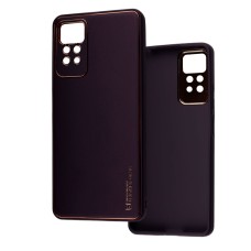 Чохол для Xiaomi Redmi Note 12 Pro 4G Leather Xshield dark purple