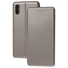 Чохол книжка Premium для Xiaomi Redmi 9A сірий