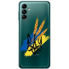 Чохол для Samsung Galaxy A04S (A047) MixCase патріотичні герб із колосками