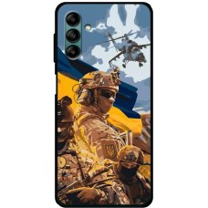 Чохол для Samsung Galaxy A04S (A047) MixCase патріотичні бійці України