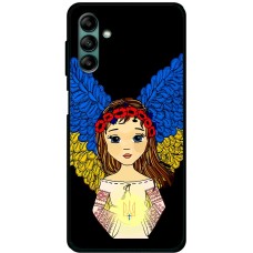 Чохол для Samsung Galaxy A04S (A047) MixCase патріотичні українка ангел