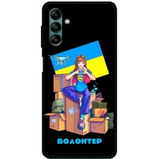 Чохол для Samsung Galaxy A04S (A047) MixCase патріотичні волонтер