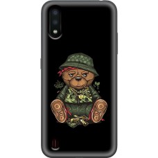 Чохол для Samsung Galaxy A01 (A015) MixCase гроші angry bear