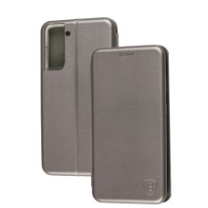 Чохол книжка Premium для Samsung Galaxy S21 (G991) сірий