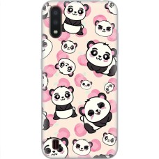 Чохол для Samsung Galaxy A01 (A015) MixCase мультики panda love