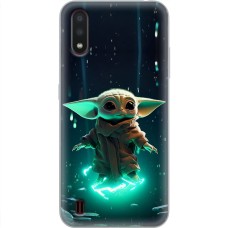 Чохол для Samsung Galaxy A01 (A015) MixCase мультики Yoda in space