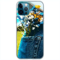 Чохол для iPhone 14 Pro Max MixCase патріотичні квіти України