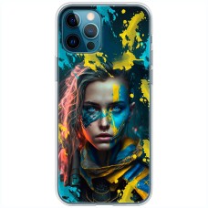 Чохол для iPhone 14 Pro Max MixCase патріотичні воєвнича Українка