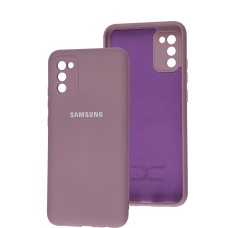 Чохол для Samsung Galaxy A02s / M02s Full camera темно-ліловий
