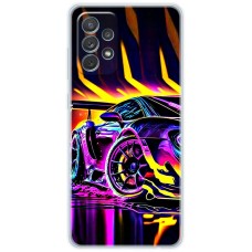 Чохол для Samsung Galaxy A13 (A135) MixCase машини в полум'ї