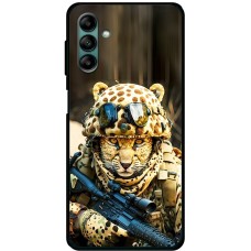 Чохол для Samsung Galaxy A04S (A047) MixCase техніка леопард у формі