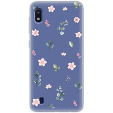 Чохол для Samsung Galaxy A10 (A105) Mixcase квіти патерн квіти гілки евкаліпт