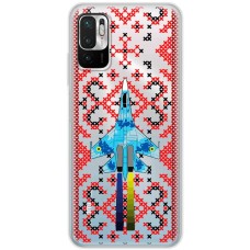 Чохол для Xiaomi Redmi Note 10 5G / Poco M3 Pro MixCase патріотичні Винищувач України