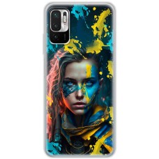Чохол для Xiaomi Redmi Note 10 5G / Poco M3 Pro MixCase патріотичні воєвнича Українк