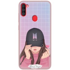 Чохол для Samsung Galaxy A11 / M11 Mixcase дівчина дизайн 2