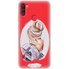 Чохол для Samsung Galaxy A11 / M11 Mixcase дівчина дизайн 3