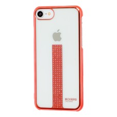 Чохол Beckberg Business для iPhone 7/8 зі стразами рожевий