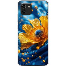 Чохол для Samsung Galaxy A03 (A035) MixCase патріотичні жовта квітка