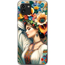 Чохол для Samsung Galaxy A03 (A035) MixCase патріотичні спляча красуня