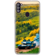 Чохол для Samsung Galaxy A11 / M11 MixCase патріотичні бойовий танк
