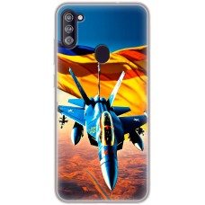 Чохол для Samsung Galaxy A11 / M11 MixCase патріотичні бойовий літак