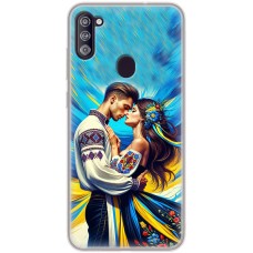 Чохол для Samsung Galaxy A11 / M11 MixCase патріотичні закохана пара
