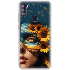 Чохол для Samsung Galaxy A11 / M11 MixCase патріотичні сяйво в очах