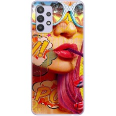 Чохол BoxFace Samsung A325 Galaxy A32 Yellow Girl Pop Art