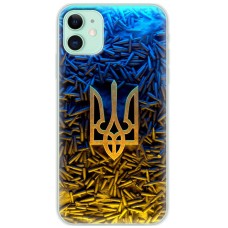 Чохол для iPhone 11 MixCase патріотичні Тризум серед куль