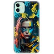 Чохол для iPhone 11 MixCase патріотичні воєвнича Українка