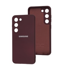 Чохол для Samsung Galaxy S23 (S911) Full camera бордовий / marsala