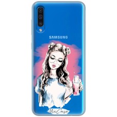 Чохол для Samsung Galaxy A50/A50S/A30S Mixcase дівчина в окулярах