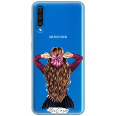 Чохол для Samsung Galaxy A50/A50S/A30S Mixcase дівчина з бантом