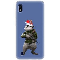 Чохол для Samsung Galaxy A10 (A105) MixCase Новий рік кролик захисник