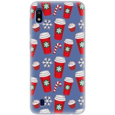 Чохол для Samsung Galaxy A10 (A105) MixCase Новий рік зимова кава