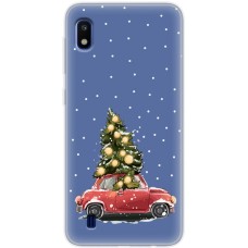 Чохол для Samsung Galaxy A10 (A105) MixCase Новий рік ялинка їде додому
