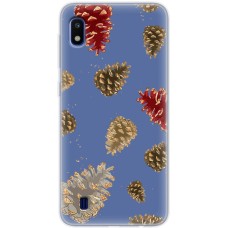 Чохол для Samsung Galaxy A10 (A105) MixCase Новий рік ялинові шишки