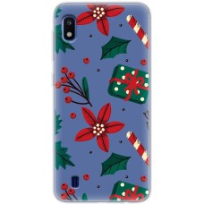 Чохол для Samsung Galaxy A10 (A105) MixCase Новий рік патерн омела