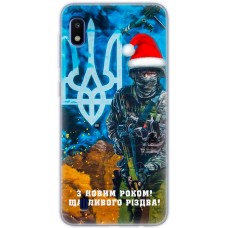 Чохол для Samsung Galaxy A10 (A105) Новий рік щасливого Різдва
