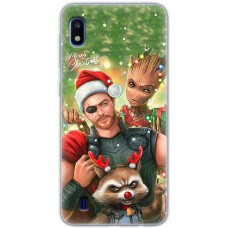 Чохол для Samsung Galaxy A10 (A105) MixCase Новий рік новорічний Марвел