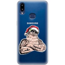 Чохол для Samsung Galaxy A10s (A107) Новий рік Санта Клаус за Україну